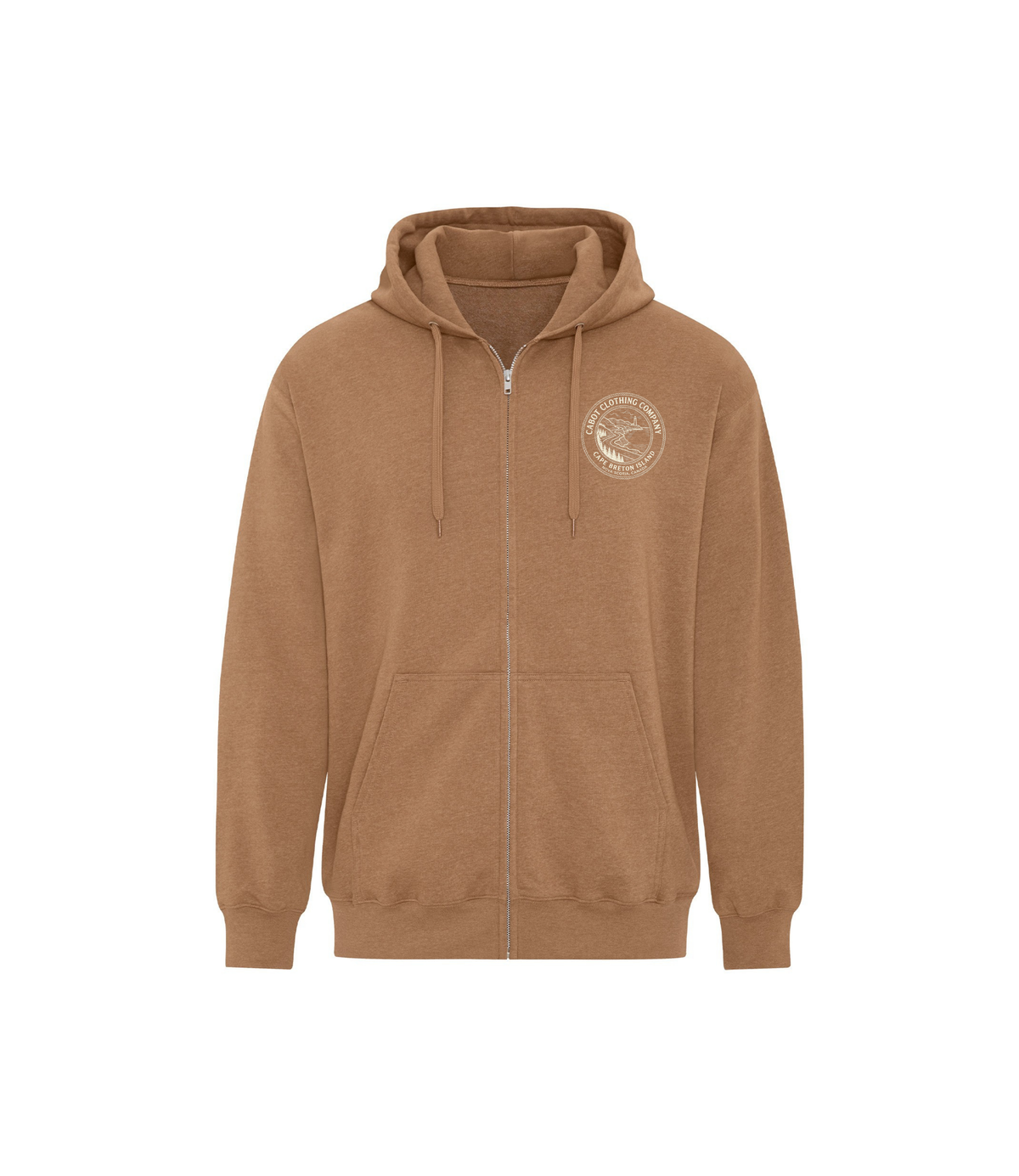 Full Zip Cabot Trail Hoodie - Brown